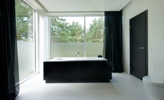 White modern bathroom